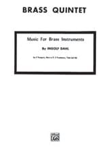 MUSIC FOR BRASS INSTRUMENTS BRASS ENSEMBLE cover